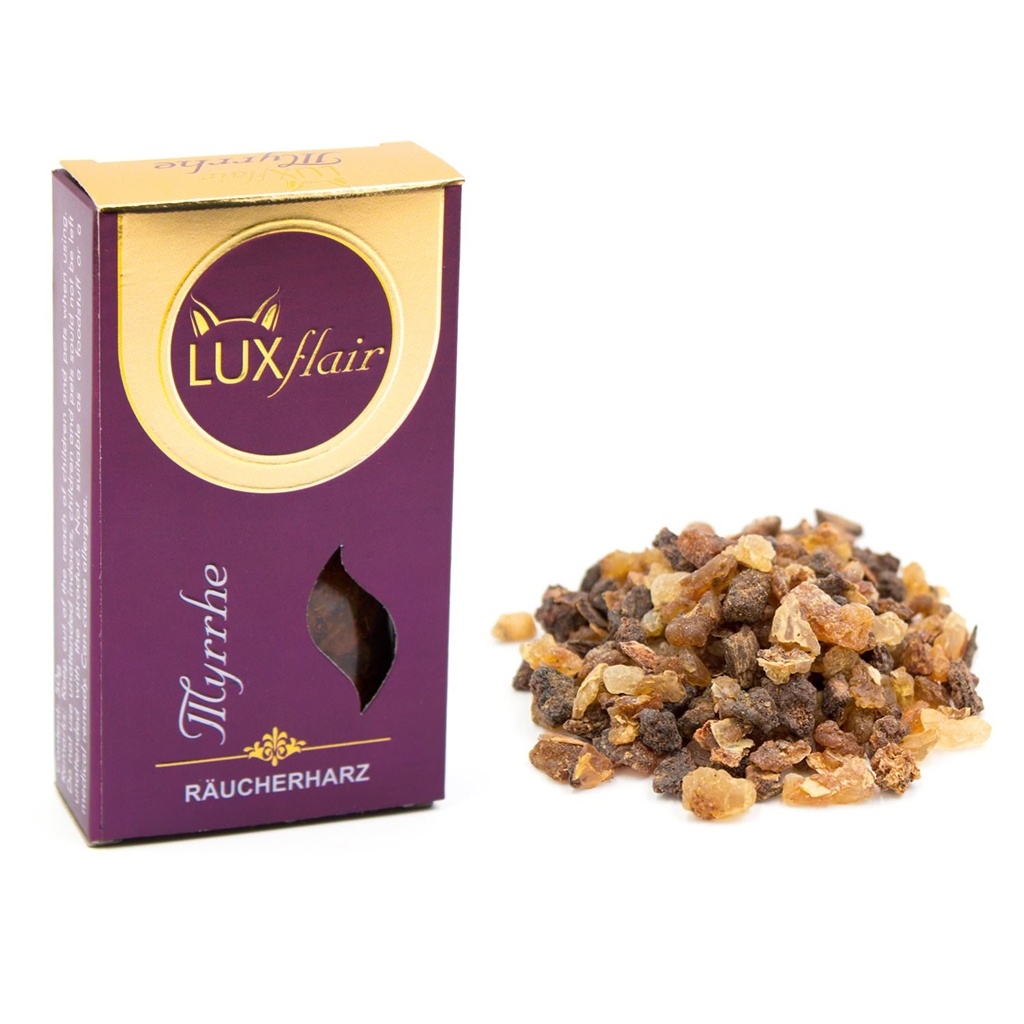 LUXflair - Räucherharz - Myrrhe 50g in Premium Qualität  Kopie